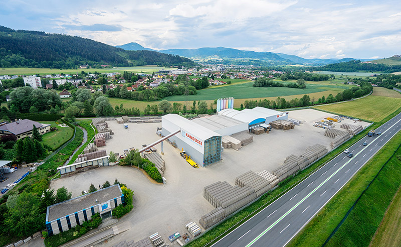 Luftaufnahme vom Standort der Knafl & Co. GesmbH