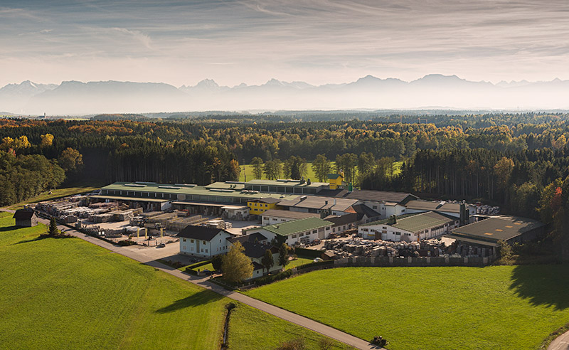 Luftaufnahme vom Standort Ramböck