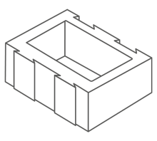 Illustration des STACKTON Ankerblocks